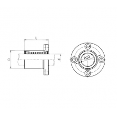 Підшипник  LMF 20 UU