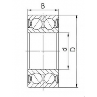 Подшипник 3206 2RS