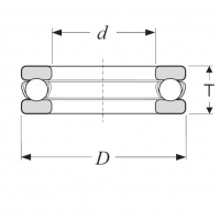 Підшипник 8309 (51309)