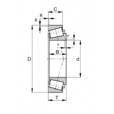 Підшипник 2007116 (32016)