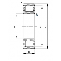 Підшипник 2313 (N313M)