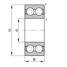 Подшипник 3206 BD-XL-TVH