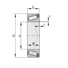 Підшипник JK0S 040