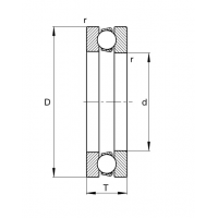 Подшипник 51308