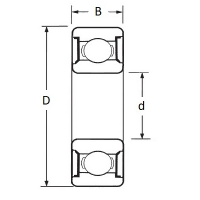 Подшипник 6904 2RS