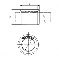 Подшипник LM 8 UU