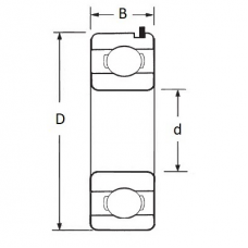 Підшипник 6305 NR