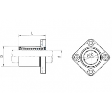 Підшипник LMK 16 UU