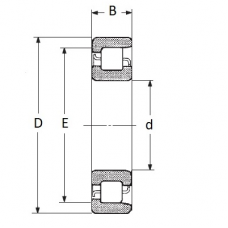 Підшипник NF 210 E