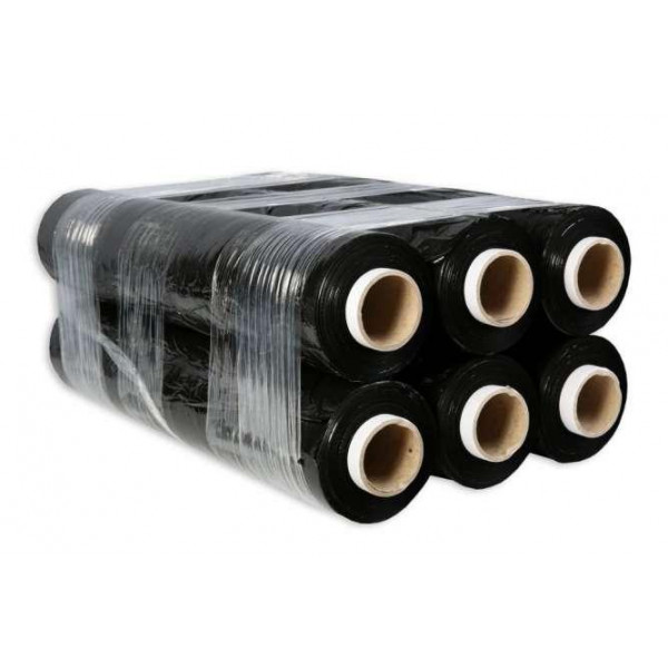 Стрейч плівка 500мм. довжина 300м (чорна, 2,5 кг)