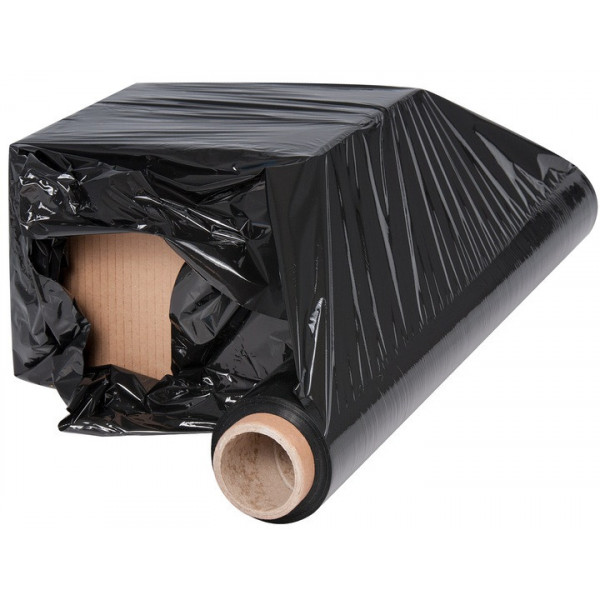 Стрейч плівка 500мм. довжина 300м (чорна, 2,5 кг)