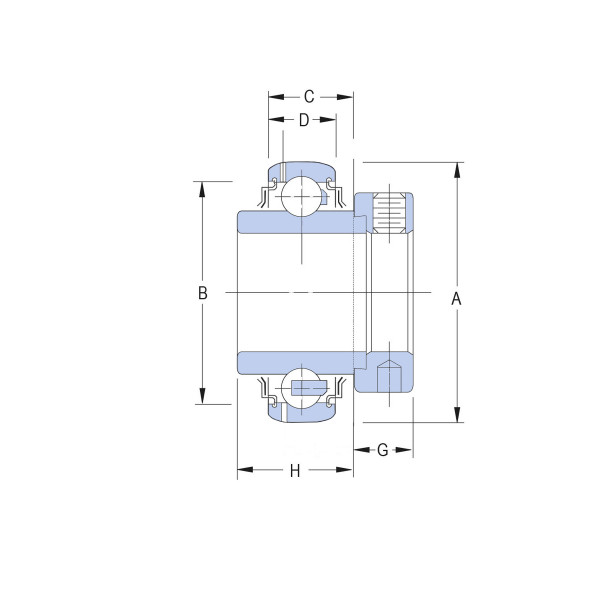 Подшипник NA206 G (UEL206) EXL