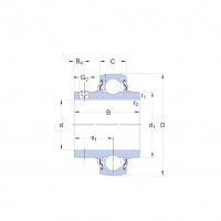 Підшипник YAR205-2F/AG (UC 205) SKF