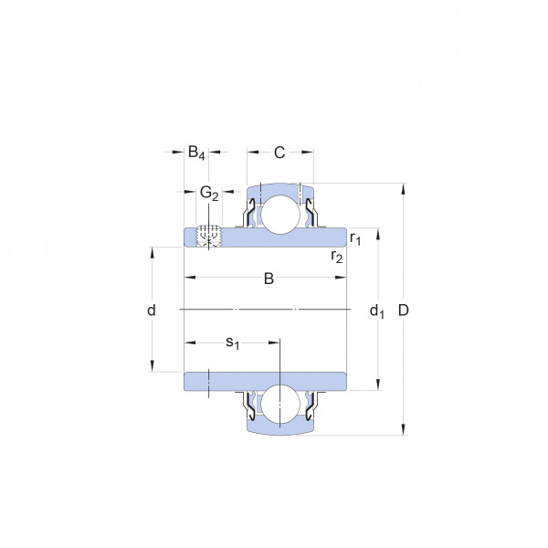 Підшипник YAR205-2F/AG (UC 205) SKF
