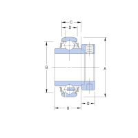 Подшипник NA205 G (UEL205) SLAVIA (Словакия)