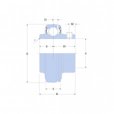 Подшипник UC205 S ZVL (Словакия)