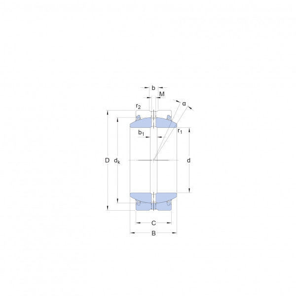 Підшипник GE 40 ES 2RS SKF