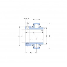 Підшипник YEL208-2DW/AG SKF