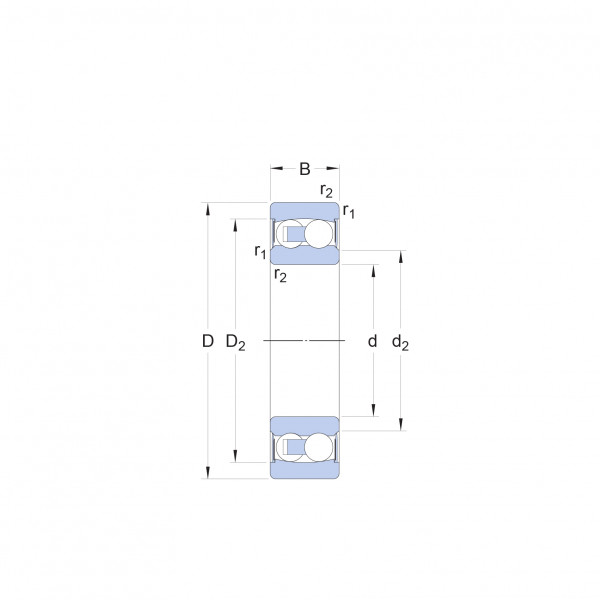 Підшипник 2206 Е 2RS1TN9 SKF