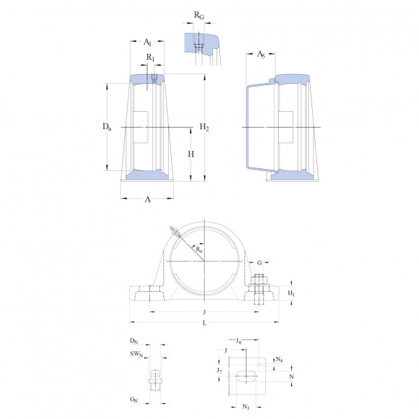 Корпус підшипника SY 510 M SKF