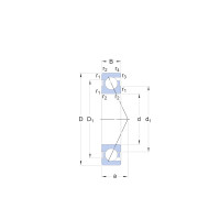 Подшипник 46204Л (7204ACM) EXL