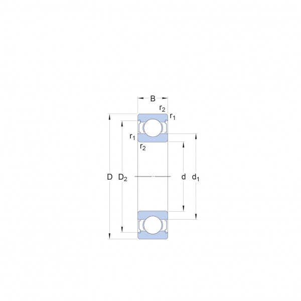 Підшипник 6001 ZZ C3 SKF