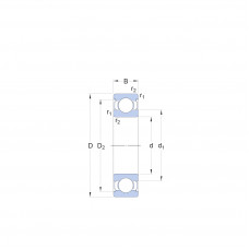 Підшипник 6204 ZZ SKF