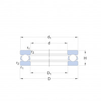 Подшипник 8326 (51326) ЕXL
