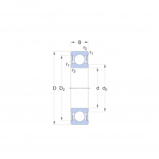 Подшипник 61907 2RS1 SKF