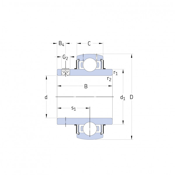 Підшипник UC306 SKF
