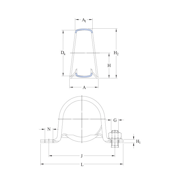 Корпус підшипника P 52 SKF