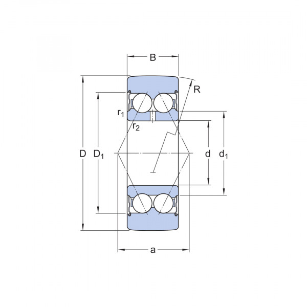 Підшипник 305802C 2Z SKF
