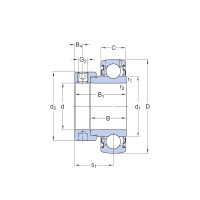 Подшипник YET 205-100/AG SKF