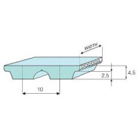 Ремень AT-10 полиуретановый (шаг 10 мм) зубчатый