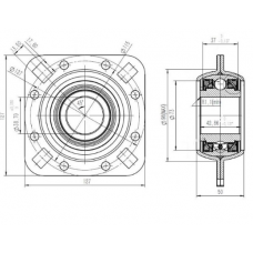 Корпус с подшипником 822-293C