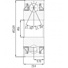 Підшипник  AA 205 DD