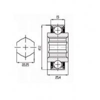 Подшипник 205 KRR2