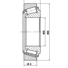 Підшипник JLM 506849/10