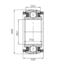 Підшипник GW 211 PPB20