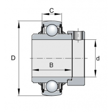 Підшипник GNE 50 KRRB