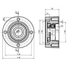 Корпус с подшипником LSGR 205 FS
