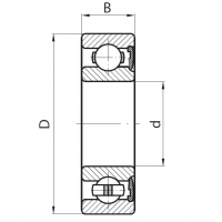  Подшипник 80017 (607 ZZ)