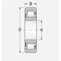 Подшипник 32216 (NU216)