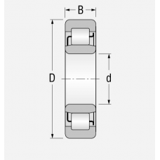  Подшипник 12309 (NF309E)