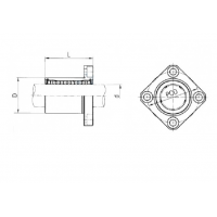 Підшипник LMK 25 UU