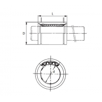 Подшипник LM 06 UU