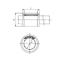 Підшипник LM 25 UU