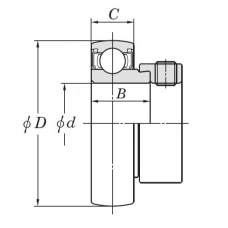 Підшипник SA 205