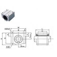 Подшипник SMA 25 GUU