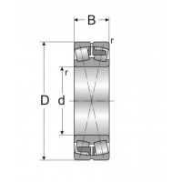 Подшипник 3620 Н (22320 MAW33C3)